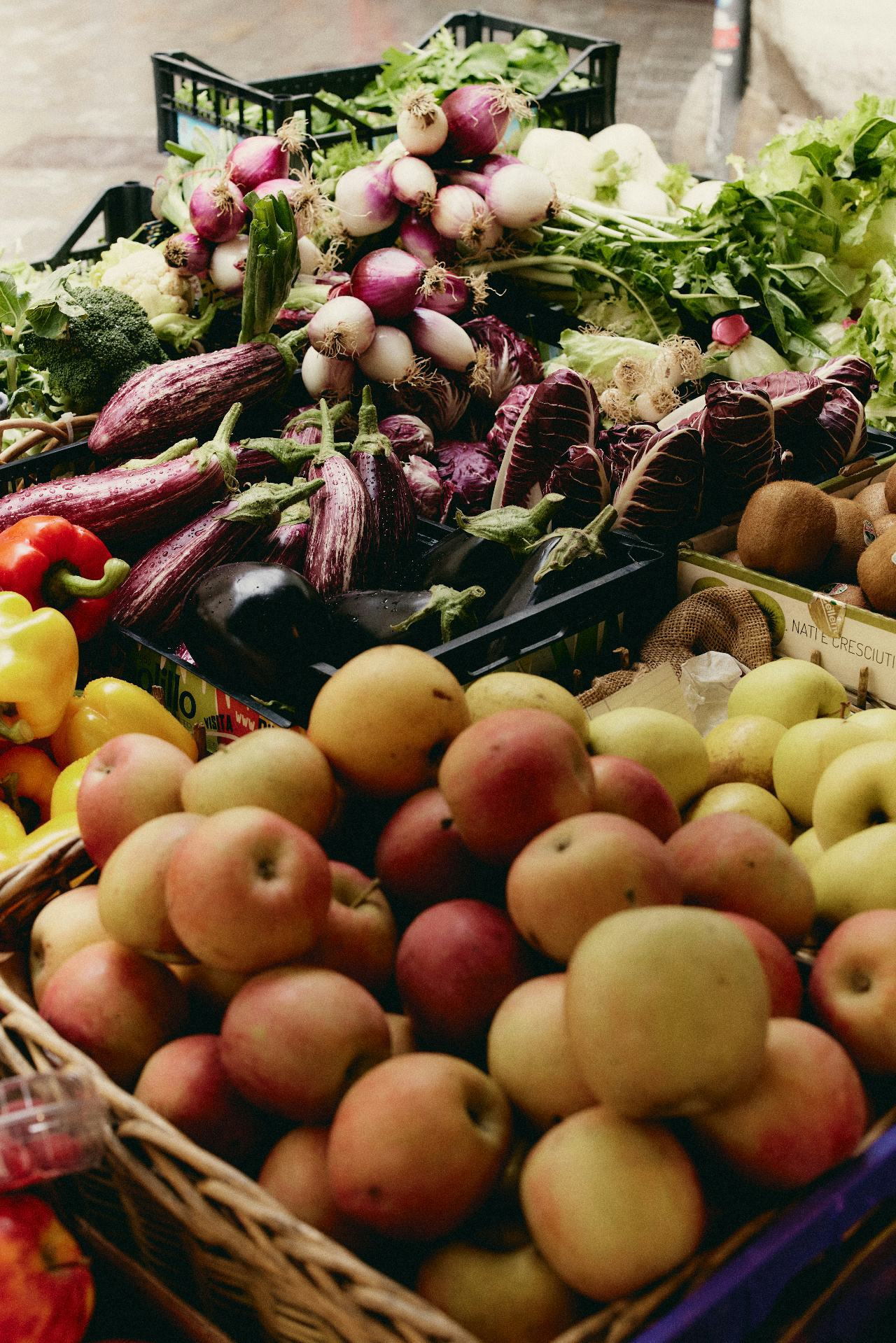 Frisches Obst und Gemüse